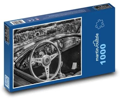 Obrázok produktu pre Puzzle 1000 Volant v retro aute - martinpuzzle