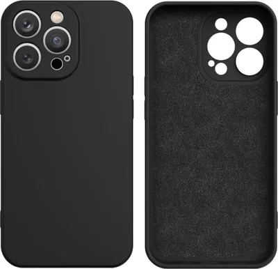 Productafbeelding van Siliconen hoesje – slanke bumper case, compatibel met Samsung Galaxy S25 Edge, zwart
