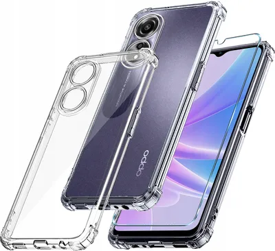 Obrázok produktu pre Puzdro pre Oppo A78 5G| A58 5G ANTI-SHOCK CLEAR CASE + 9H OCHRANNÉ SKLO