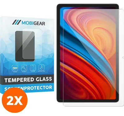 Produktbild von Mobigear Displayschutzfolie für Lenovo Tab P11 Gen 2, gehärtetes Glas, Displayschutzfolie – kompatibel mit Hüllen (2er-Pack)