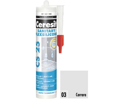 Immagine prodotto di Ceresit silicone sanitario CS 25 carrara, 280 ml