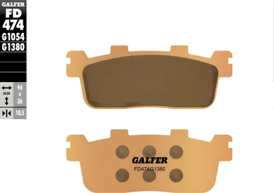 Produktbild von Galfer Bremsbeläge - Sintermetall