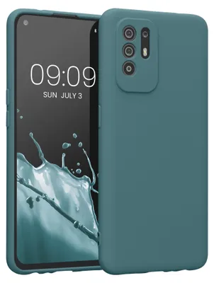 Produktbild von kwmobile Slim Case kompatibel mit Oppo A94 (5G) Hülle - Handyhülle aus Silikon in Arctic Night