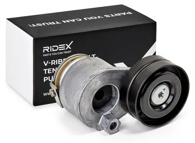 Produktbild von RIDEX 310T0299 Spannrolle Keilrippenriemen für OPEL Vivaro A Kastenwagen (X83) für RENAULT TRAFIC II Kasten (FL) MASTER II Kasten (FD) TRAFIC II Bus