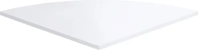 Produktbild von Schreibtischplatte >CALVIA 3< in Brillantweiß - 80x2,2x80cm (BxHxT)