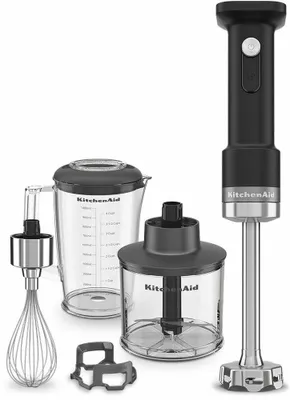 Image de KitchenAid 5KHBRV05BM, Mixeur plongeant, 1 litre, Noir