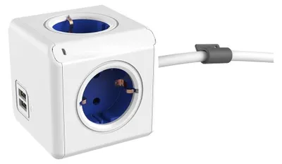 Obrázek produktu pro Rozšířená zásuvka + USB 4 + 2 USB 1402