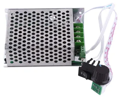 DC-Motor-Drehzahlregler 10-50 V 40 A PWM mit Drehrichtungsschalter