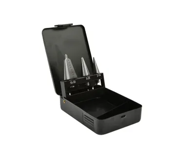 Obrázek produktu pro GEKO Kuželovité vrtáky 3–30 mm, sada 3 ks, plechový box - G38573