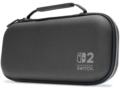 Produktbild von PowerA NSCS0552, Hartschalenkoffer, Nintendo, Schwarz, Nintendo Switch 2, Reißverschluss