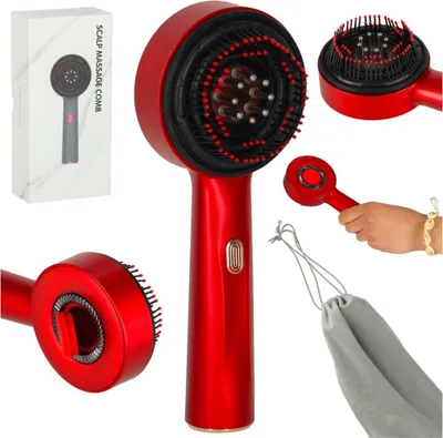 Immagine prodotto di Massaggiatore per la testa per la cura dei capelli con luce rossa e applicatore di olio