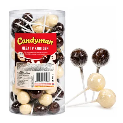 Produktbild von Candyman | Mega TV Clubs | 6 x 75 Stück