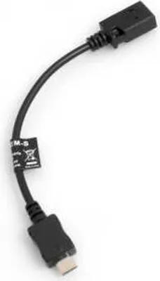Produktbild von SYSTEM-S Micro USB (male) zu Mini USB (female) Adapter Datenkabel Ladekabel Verlängerung 15 cm