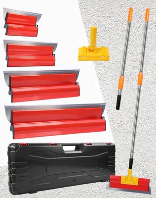 Flächenspachtel-Set 80/60/40/25 cm, Edelstahl, 4-teilig