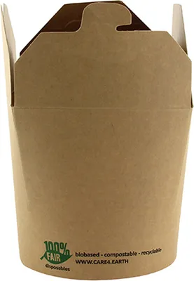 Immagine prodotto di PAPSTAR 87270 PAPSTAR Snackbox "puro", quadrato, 470 ml, marrone
