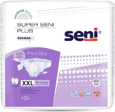 Image de Seni Super Plus XXL - 1 paquet de 10 protections