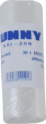 Produktbild von Müllbeutel Funny - 6000 Abfallbeutel – 490 x 600 mm - tranparent - 30 L