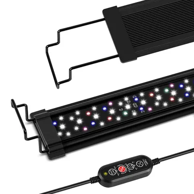 Zdjęcie produktu dla Vigevee, lampa LED do akwarium, 30 W, wodoodporna, kolorowa, z uchwytem i timerem, oświetlenie dekoracyjne