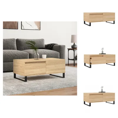 Zdjęcie produktu dla vidaXL Stolik kawowy dąb sonoma 90x50x36,5 cm materiał drewnopochodny - Stoliki kawowe