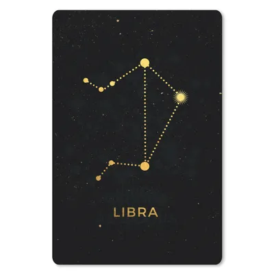 Produktbild von MuchoWow® Mauspad Mousepad Tierkreiszeichen - Waage - Astrologie 40x60 cm - Mousepads - Maus Mat - Pad - Mausunterlage - Schreibtisch Accesoire