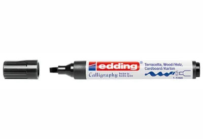 Produktbild von Edding 1455, 1 Stück(e), Schwarz, Konische Spitze, 1 mm, 5 mm, 137 mm