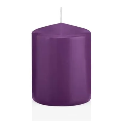 Produktbild von Wiedemann 218115.075 Stumpenkerze - 80 x 60 mm, brombeer