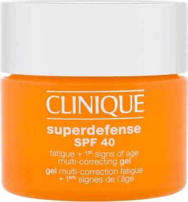 Obrázok produktu pre Clinique Superdefense SPF 40 Fatigue + 1st Signs of Age, Ženy, 15 ml, Gél, Univerzálne, Proti starnutiu, Proti únave, Ochrana, Osviežujúce, Hrniec
