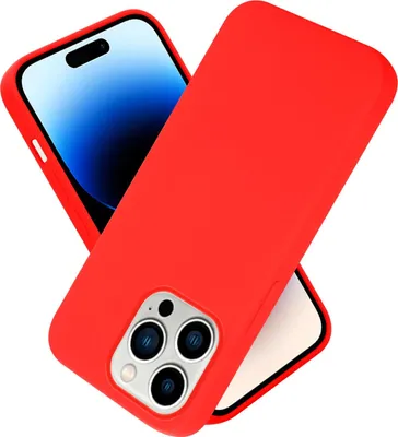 Image de Cadorabo Housse pour Apple iPhone 14 PRO MAX Housse en rouge Housse pour portable Case Cover TPU Etui