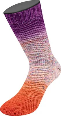 Produktbild von Lana Grossa - Meilenweit 50 g Dip 5302 violett lila türkis pink rosa gelb creme anthrazit orange