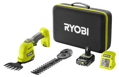 Produktbild von RYOBI Pflanzenformwerkzeug mit 2-Ah-Akku RY18GSA