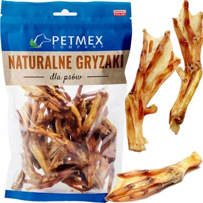 Produktbild von Leckerbissen, natürlicher Kausnack für Hundepfoten, Duck Paws Petmex 200g