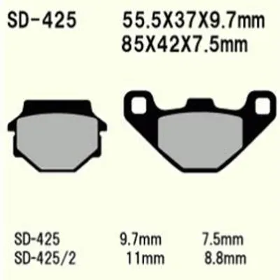 Zdjęcie produktu dla Vesrah Vd-425 Klocky Hamulcowe