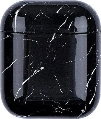 Produktbild von Schutzhülle für AirPods - Schwarzer Marmor