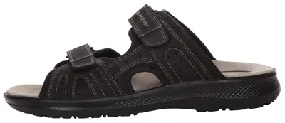 Produktbild von Jomos Herren Echtleder Pantolette schwarz, Herren:45 EU