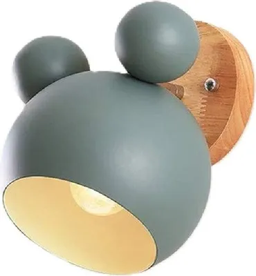Produktbild von Wandleuchte Wandlampe,E27 Kinder Nachttischlampe,Verstellbar Wandleuchte,Holz