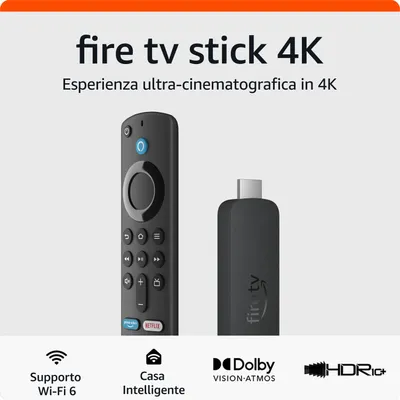 Image de Amazon Fire TV Stick 4K - Lecteur AV - 4K UHD (2160p)