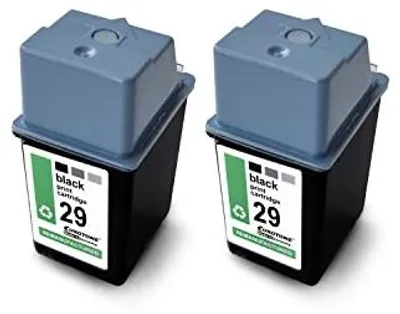 Eurotone 2x Tintenpatrone kompatibel mit HP 29XL Schwarz – Produktansicht 1