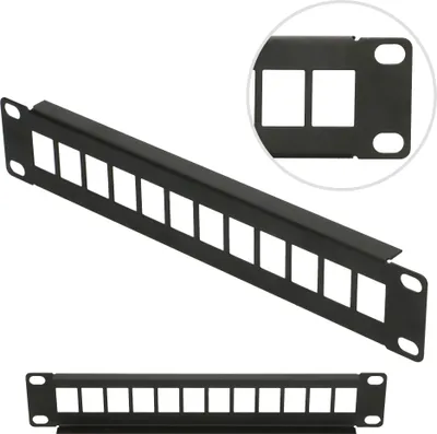 Produktbild von Extralink Patchpanel 10 Zoll CAT5e UTP 12 Port 1U