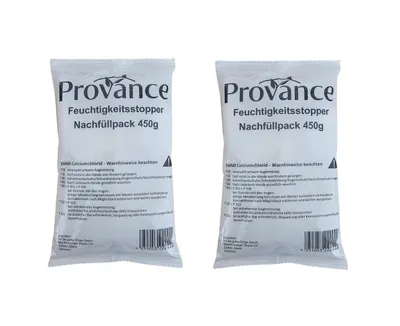 Produktbild von 2 Stück Luftentfeuchter Nachfüllpack Granulat 450g Entfeuchter Trockner
