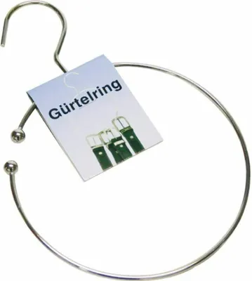 Produktbild von Gürtelring 16cm Durchm. +Haken für Kleiderschrank