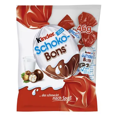 Obrázek produktu pro Dětské čokoládové bonbony s mléčnou krémovou náplní jednotlivě balené 46g
