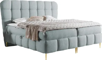 Produktbild von MIRJAN24 Boxspringbett mit zwei Bettkästen Lolly, Schlafzimmer Ehebett, Doppelbett mit Topper, Härtegrad H3 (Farbe: Freya 210.30, Größe: 140x200 cm)