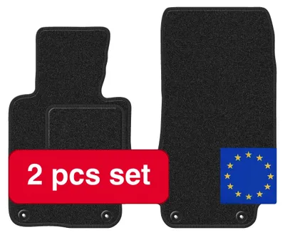 Image de Tapis de sol pour voiture, protection durable, coupe sur mesure, noir