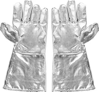 Produktbild von 700 °C hitzebeständige, dicke Fünf-Finger-Handschuhe, strahlungsbeständig und wärmeisolierend
