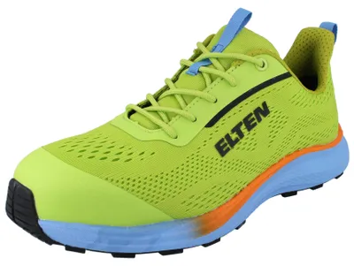 Immagine prodotto di Elten TAVIXX XXFE blu-lime, scarpa bassa di sicurezza Low ESD S1 721610, 46 EU