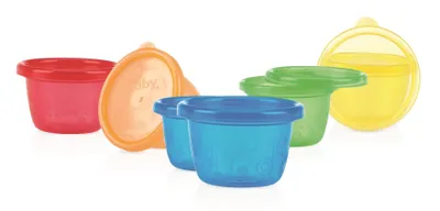 Produktbild von 6er Snack-Cups mit Deckel; 120ml - 3M+