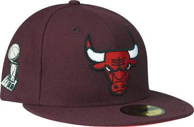 Produktbild von New Era 59Fifty Fitted Cap - Chicago Bulls maroon - 7 1/4