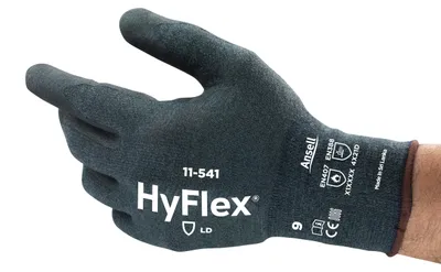 Schnittfeste Arbeitshandschuhe Kevlar-Nitril, XL, 12 Paar, grau