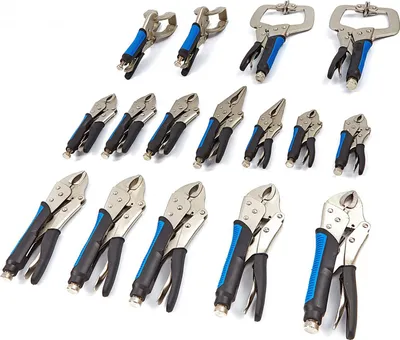 Immagine prodotto di Pinza autobloccante a morsetto grip a scatto, pinza per saldatura,16 pezzi
