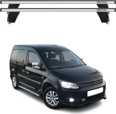 Produktbild von Menabo Dachträger Grundtäger für VW Caddy Life 2010-2015 75kg Alu Silber 2 tlg